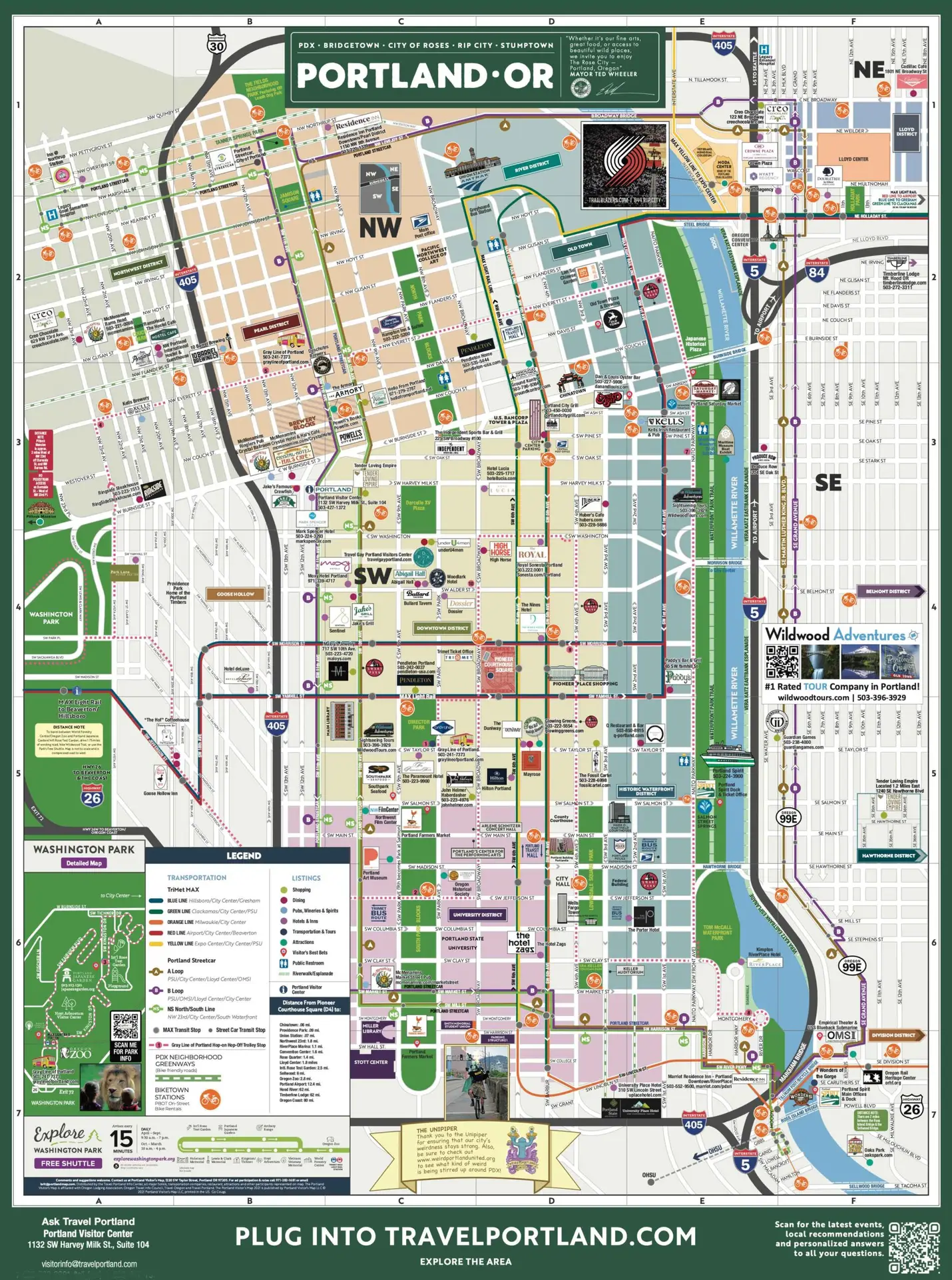 Portland-Visitors-Map